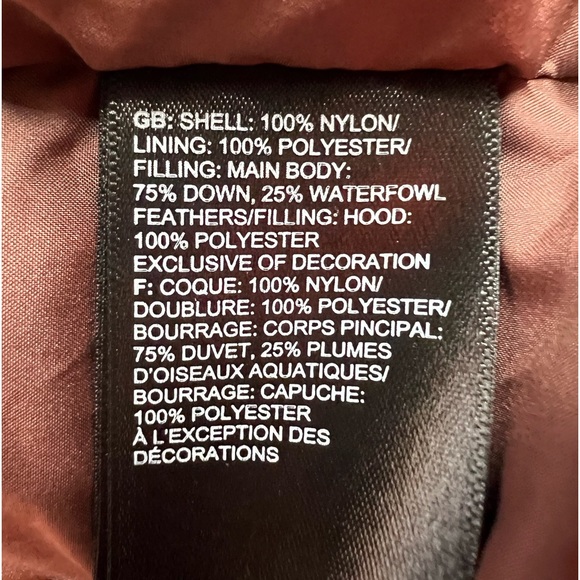 NWT The North Face Pilson Down Jacket Marron Purple Size Small - Picture 8 of 16